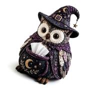 yanwuwa Home Activity Textile Owl Tissue Box Set for Family Time, B