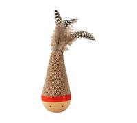 yanwuwa Interactive Chaser Toy, Automatic Wobbly Moving Fun for Indoor Felines and Active Play Random Cats Rotating Chaser