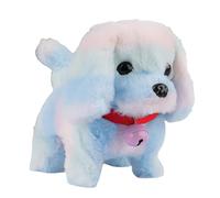yanwuwa Interactive Electronic Plush Dog Comfort Toy with Natural Sounds and Life Like Movement for Toddler Indoor Entertainment Automatic Moving Dog Toy