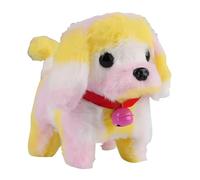 yanwuwa Interactive Electronic Plush Dog Comfort Toy with Natural Sounds and Life Like Movement for Toddler Indoor Entertainment Automatic Moving Dog Toy