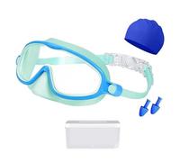 yanwuwa Kid Swim Goggles Wide View Frogs Resistant Swimming Glasses With Earplugs And Hat For Children Boy Girl Swimming Child Gear With Earplugs & Hat
