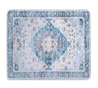 yanwuwa Large Washable Puppy Pee Pad, Khaki blue 60X45CM | Machine Washable, High Absorbency, Polyester Fabric, Stable Backing, Crate Bedding, Indoor Outdoor Use