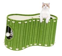 yanwuwa Launderable Perceived Puss Bed Providing Clawing Resting Playing and Concealing Functions Three Thousand Busy Pet Proprietors Furniture