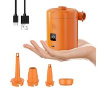 yanwuwa Light Weight Electrics Air Pumps Set Digital Display Inflator Electrics Air Pumps For Camping And Emergencies Use Fast Inflation Deflation