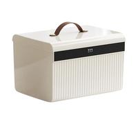 yanwuwa Lockable Storage Trunk Portable Safe Box With Code Lock Large Capacity Jewelry And Valuables Container For Travel Use