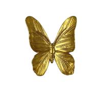 yanwuwa Locker Butterfly Fridge Magnet Resin Accent, Gold D