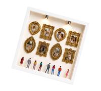 yanwuwa Miniature Museums Silhouettes Box, White
