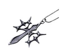 yanwuwa Modern Thorn Inspired Crosses Pendant Necklace Portable Stainless Steel Sturdy Designs for Everyday Wear Women ' s Fashion Highlight