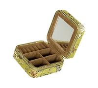 yanwuwa Multifunctional Jewelry Pouches Practical Necklace Storage Box with Inner Dividers Keeps Accessories Untangled for Rings Small Jewelry Storage Bag
