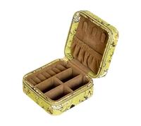 yanwuwa Multifunctional Jewelry Pouches Practical Necklace Storage Box with Inner Dividers Keeps Accessories Untangled for Rings Small Jewelry Storage Bag