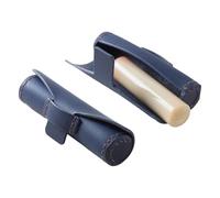 yanwuwa Multipurpose Round PU Leather Pouches with Spacious Holds Lipsticks or Small Seals Neatly Business Gift Cylindrical Case Round Cosmetic Planner Bag