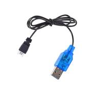 yanwuwa MX2.0-2P 3.7V USB Charging Cable Battery Charging Cord Line for Quadcopter UAV Remote Controlled Aircraft Black Constant Current