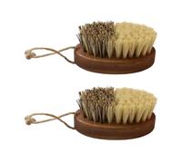 yanwuwa Oval Shaped Produce Cleaning Brush for Cucumber, There are holes