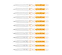 yanwuwa Pack of 12 Noise-Free Clicks Gel Pen Fast Dry Inks 0.5mm for Professional Writing Exams Comfortable Handle Push-button Gel Pen