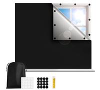 yanwuwa Portable Light Blocking Window Cover Featuring Strong Magnets Works with Various Openings Great for Travel and Home Use Bedrooms Nurseries and Rental Apartments