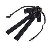 yanwuwa Pre-tied Necktie Bow Tie Collar Flower for Japanese Uniform Classroom Valentine Cosplay Party Bowknot Bow Tie Red Set Bailey Christmas Black