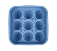 yanwuwa Professional Soccer Ice Cubes Tray Leak Proof Kitchen, Blue F