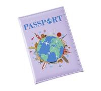 yanwuwa PU Leather Passports Covers Color Print Global Passports Holder Covers Card Holder Travel Accessories for for Adult