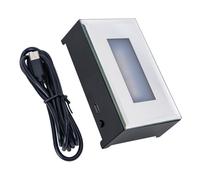 yanwuwa Rectangular 3D Engraved LED Light Base Featuring USB Power for Multiple Decor Applications Color Changing Light
