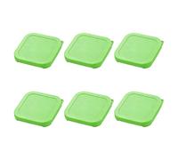yanwuwa Replacement Lids for Square Glass Bowls Container Colorful Silicone Food Covers for Preservation Elastomer Covers