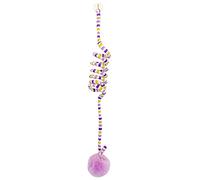 yanwuwa Retractable Cats Toy Rope Funny Cats Teasing Toy Indoor Exercise Retractable Spring Plush Pompoms Bouncing