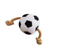 yanwuwa Rope Ball Shape Dog Toy Football Rugger Chewing Ball for Interactive Play and Teeth Health Maintenance Cotton Rope Dog Toy