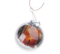 yanwuwa Shatters Proof Acrylic Christmas Carol Miniature Book Ornament Portable Sturdy Hanging Decoration for Christmas Tree Door Curtain Easy Hanging Festival Parties Decorations