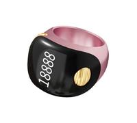 yanwuwa Small Tasbih Zikr Rings 3 Size Interchangeable Counter Rings Waterproof Digital Finger Counter for Muslims