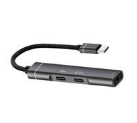 yanwuwa Sturdy Type C Sound Adapter with 3.5mm Plug Fast Charging 60W and USB Data Transfer for Notebook Tablet USB C for Air