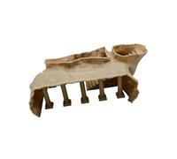 yanwuwa Tanks Accessories Aquarium Decorations Hollow Palaces Ornament, Bettas House Cave Palaces Decor for Fish Tanks Fish Decorations