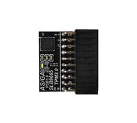yanwuwa TPM1.2 20Pin LPC Security Module, Trusted Platform Hardware Adapter for Computer Motherboard Replacement Data Protective Module
