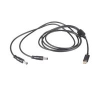 yanwuwa Type C to Two 5.5x2.5mm Charging Cord 5V 3A for Routers LED Strips IoT Security Camera Cable