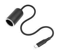 yanwuwa USB C to Cigarettes Adapter 5V to 12V Type C Male to Cigarettes Socket Adapter Car Devices