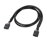 yanwuwa USB2.0 9pin Female to Female Internal Mainboard Extension Cable Integrity Shielded Internal Mainboard Extension Cable