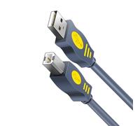 yanwuwa USB2.0 to Type B Printer Cable Highly Speed Data Transfer with Builts In Ferrite Cores for Interferences Reduction