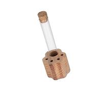 yanwuwa Wood Keepsakes Jars, Dogs Beared, Log Ribbon Tube