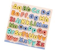 yanwuwa Wooden Alphabets Puzzle Toy Designed for Toddler to Improve Letter Recognition and Cognitive Abilities Wooden Puzzle