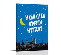 YANXIAOYUOZDS Manhattan Murder Mystery Poster Movie Poster Room Aesthetic Decoration Art Wall 20x30inch(50x75cm) Frame-style-29