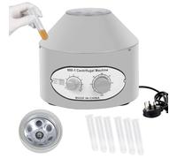 Yanxora Portable Desktop Electric Centrifuge Machine Desktop Electric Lab Laboratory Medical Centrifuge Machine 4000rpm with Timer and Speed Control Equipment Practice for Biology Medical