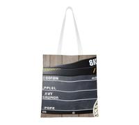 YANYU Cinema Movie Clapboard And Popcorn Print Lightweight Bag Reusable Travel Bags Stylish Comfort Gym Shopping Ample Storage