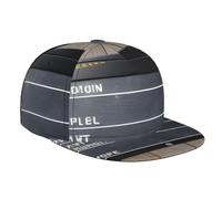 YANYU Cinema Movie Clapboard and Popcorn Print Versatile Baseball Cap Sports Summer Hat Lightweight Comfortable Outdoor Travel Black