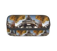 YANYU Cityscape Paris Eiffel Tower France Print Convenience Pencil Case 8.3 x 2 x 3.7 Inches style for Pens Pencils Small Items