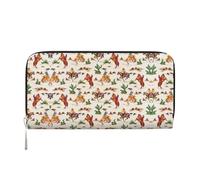 YANYU Cowboy Ride Horse Print Leather Hand Wallet Clutch for Women Casual and Travel Use All Occasions Wallet, Black, One Size, Art