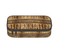 YANYU Egypt Hieroglyphs Print Convenience Pencil Case 8.3 x 2 x 3.7 Inch Style for Pens Pencils Small Items, Black, One Size, Black, One size