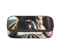 YANYU French Bulldog Print Convenience Pencil Case 8.3 x 2 x 3.7 Inches style for Pens Pencils Small Items