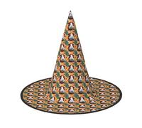 YANYU Guinea Pig Pattern Print Carnival Unisex Costume Halloween Witch Hat For Parties Masquerades Role-Playing