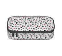 YANYU Love Cat Paw Heart Puppy Foot Print Print Convenience Pencil Case 8.3 x 2 x 3.7 Inches style for Pens Pencils Small Items