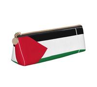 YANYU Palestine flag Print Functional Pencil Case Large Capacity 8.3 x 2.2 x 2.4In Triangle Pouch with Zipper