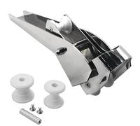 YANYUCB Bow Anchor Roller with pivoting Dual-Roller Stainless Steel 316 for 16.5 LB - 33 LB Anchor Pivoting Head Bow Rollers for Boats (Sloping Bottom)