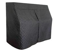 YANYUESHOP Piano Cover Upright The Piano is Fully Covered Front and BackDouble-Sided Waterproof Quilted Diamond Pattern Fits Standard Sized Upright Pianos Dust-Proof Black